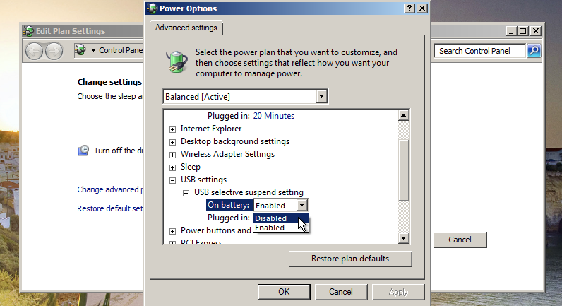 Issues and USB Power Management – Support